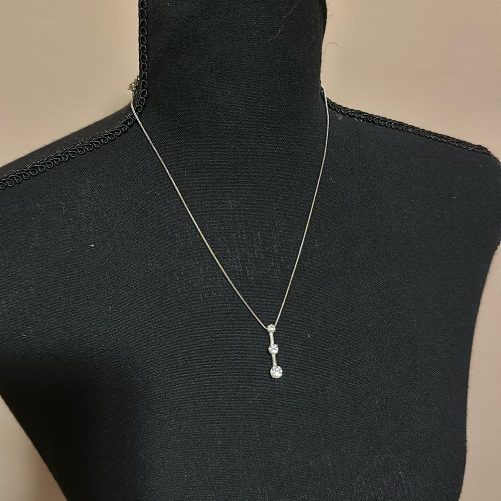 Cute Silver Claire’s Jewel Necklace